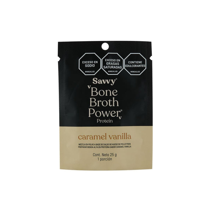 SAVVY Bone Broth Power® Vanilla Caramel Sachet 25gr