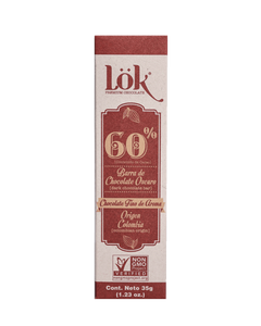 LOK BARRA DE CHOCOLATE 60% CACAO 30gr