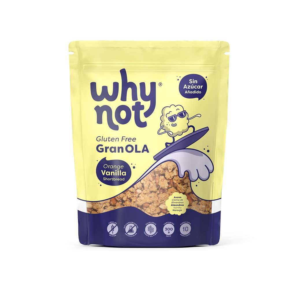 WHY NOT GRANOLA ORANGE VAINILLA 300 gr