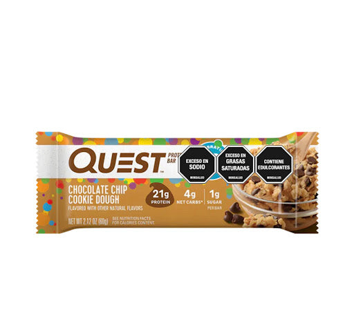 QUEST CHOCOLATE CHIP COOKIE DOUGH PROTEIN BAR