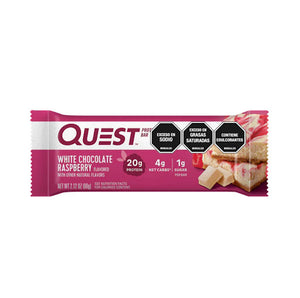 QUEST WHITE CHOCOLATE RASPBERRY PROTEIN BAR