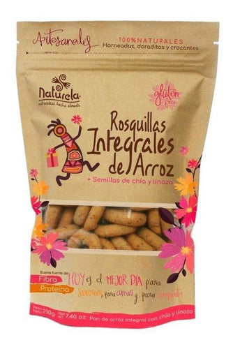 Rosquillas Integral con Chía y Linaza - Natuela x 210 g