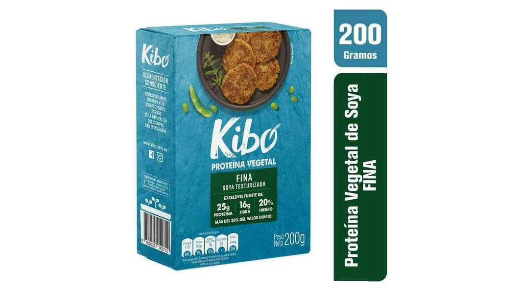Proteína Vegetal Kibo De Soya Fina 200 G Massnacks 6414